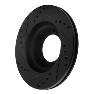 Toyota Hilux Brake Rotor (1) - Front Right - R1 Concepts - Drill & Slot - Black - `89-`08